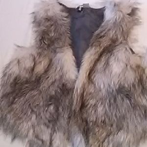 fur vest